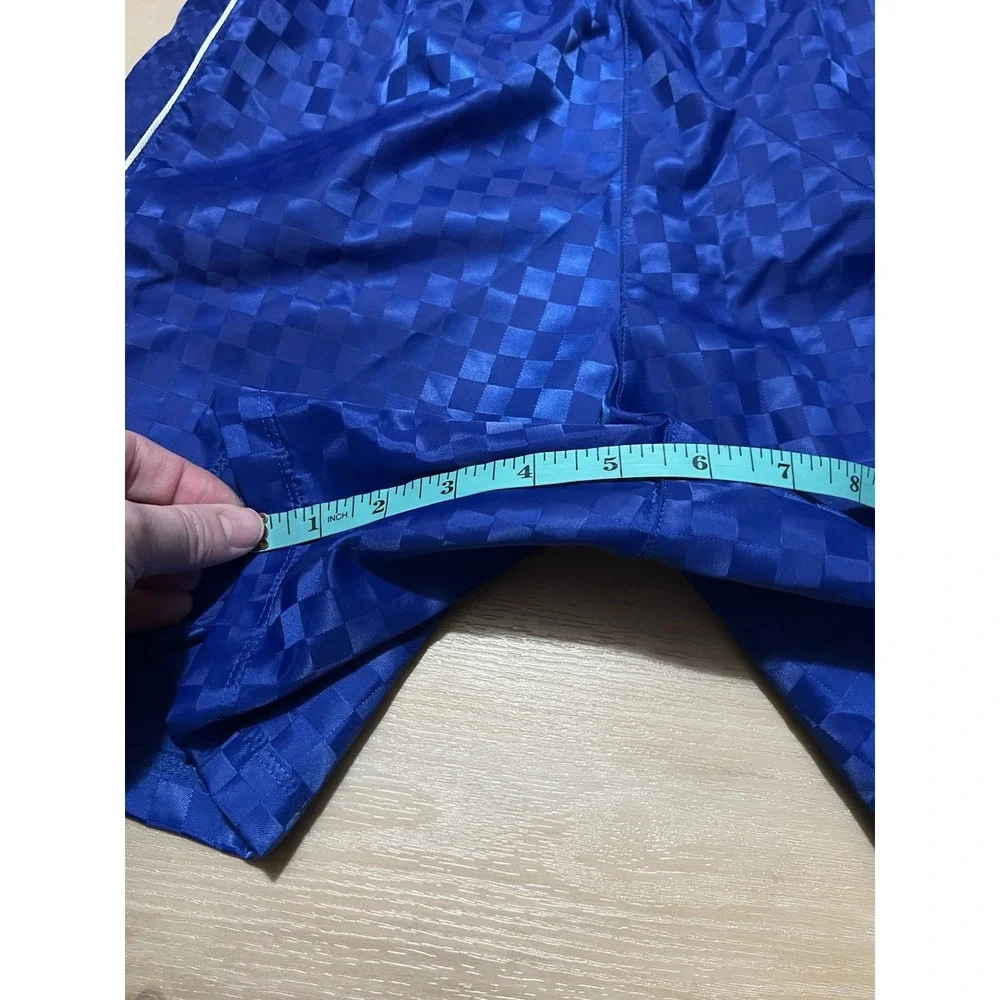 NWT DSG Boys L Woven Soccer Short Team Royal Blue Geometric Regular Size Large‎